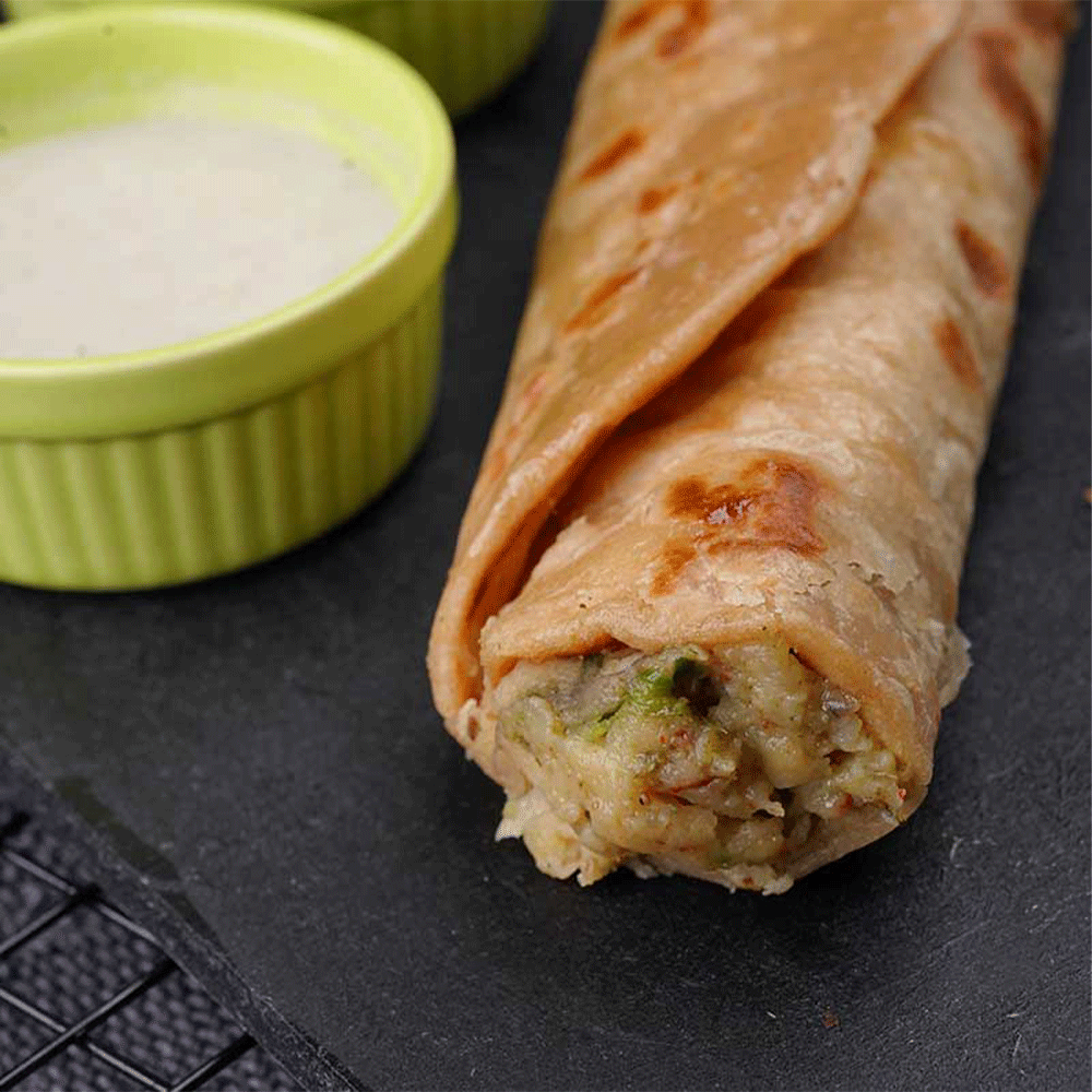 Patakha Paneer Roll